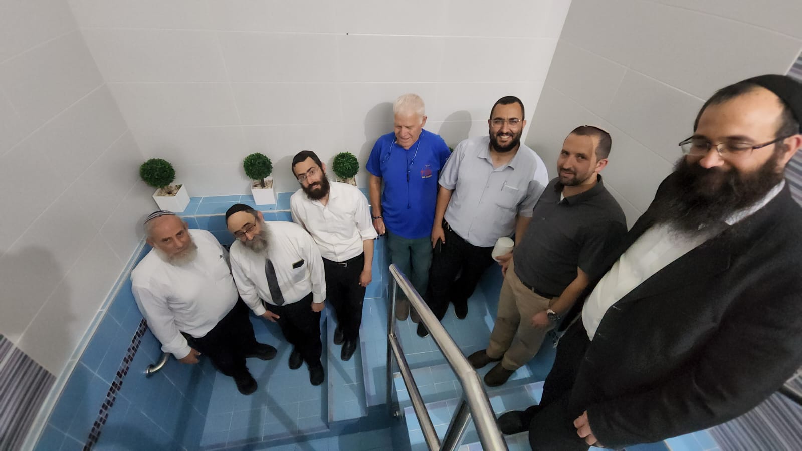 עפולה: במעמד רב העיר הוחלפו מי הגשמים במקווה חב"ד